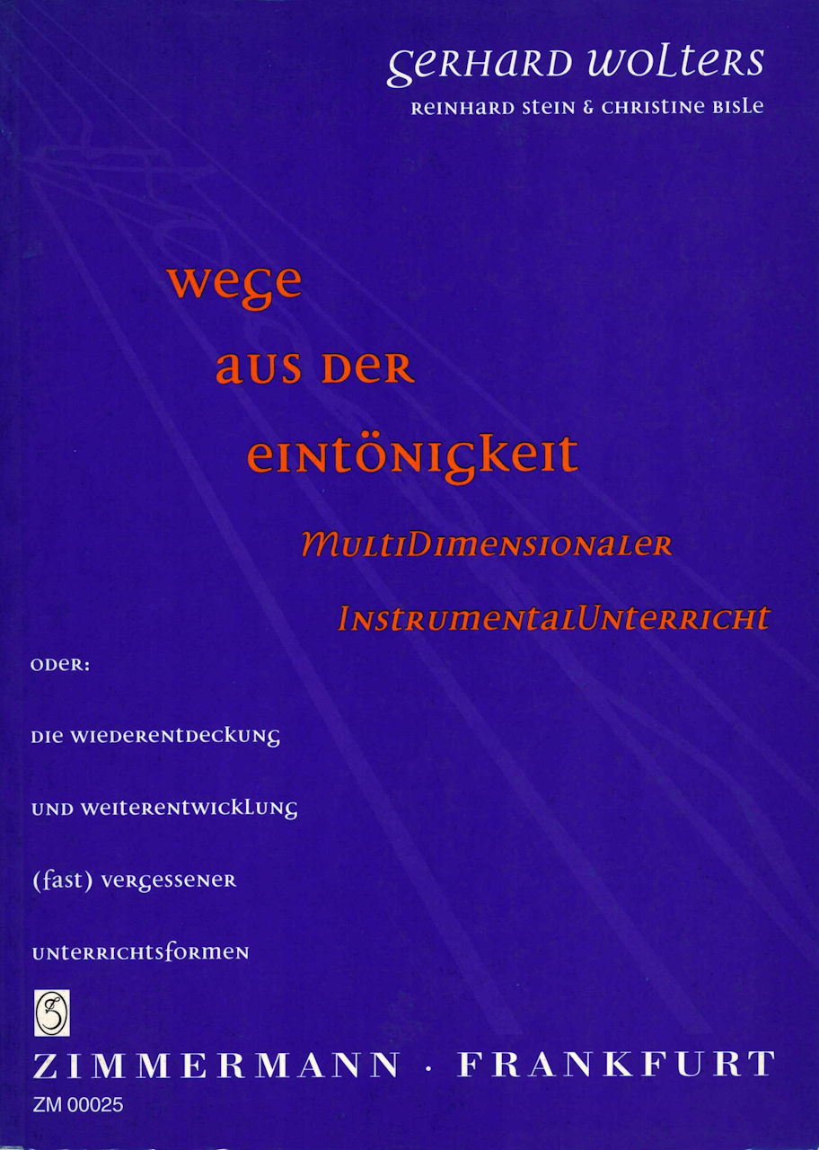 Wolters, Wege aus der Eintonigkeit (Zimmermann)