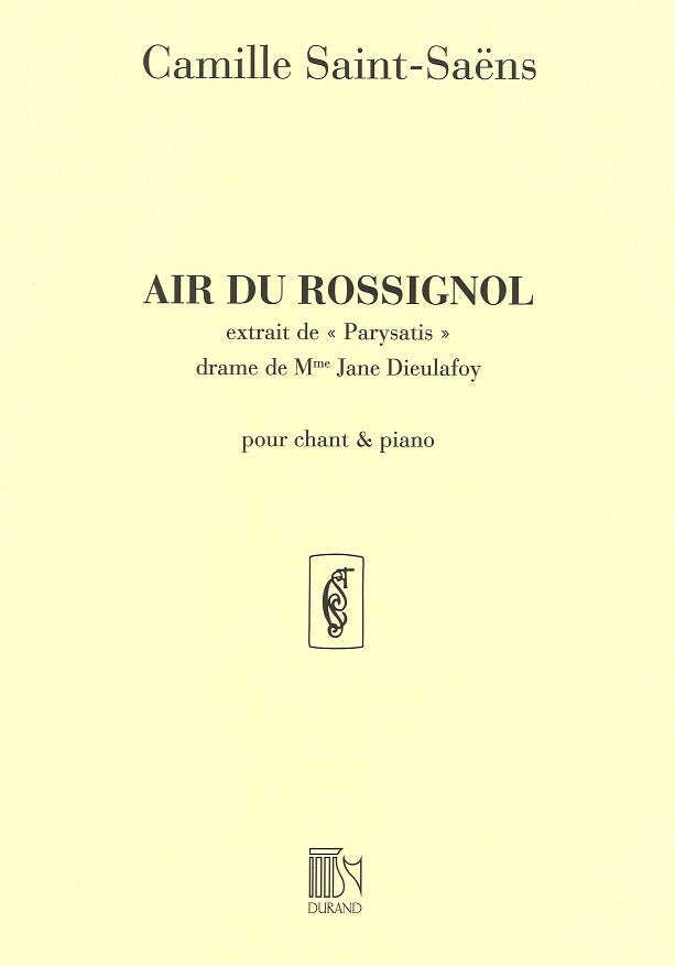 Saint-Saens, Air du rossignol (Sop,Pf) (Durand)