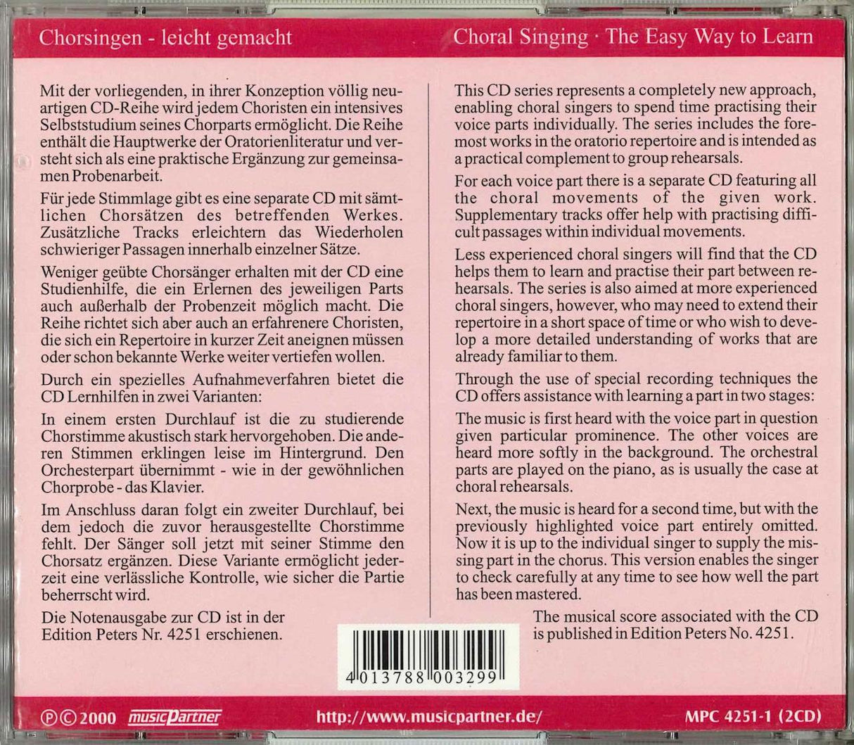 Verdi, Requiem: Soprano (2CDs) (Peters)