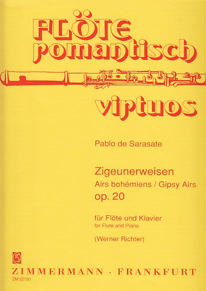 Sarasate, Zigeunerweisen op.20 (Fl,Pf) (Zimmermann)