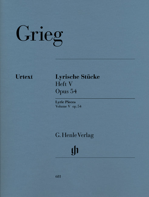 Grieg, Lyrische Stucke 5, op. 54 (Henle)