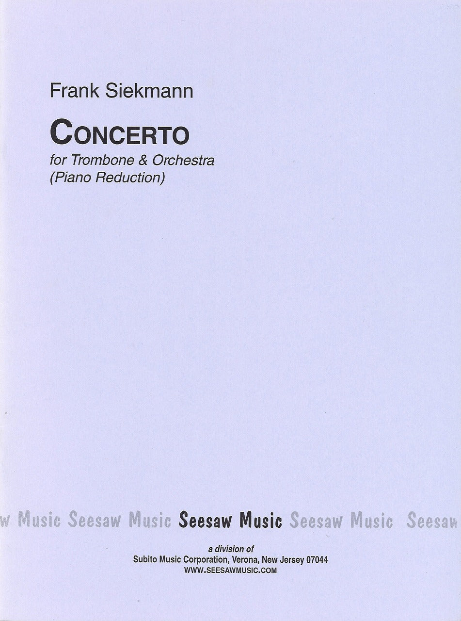 Siekmann, Concerto (Seesaw Music)