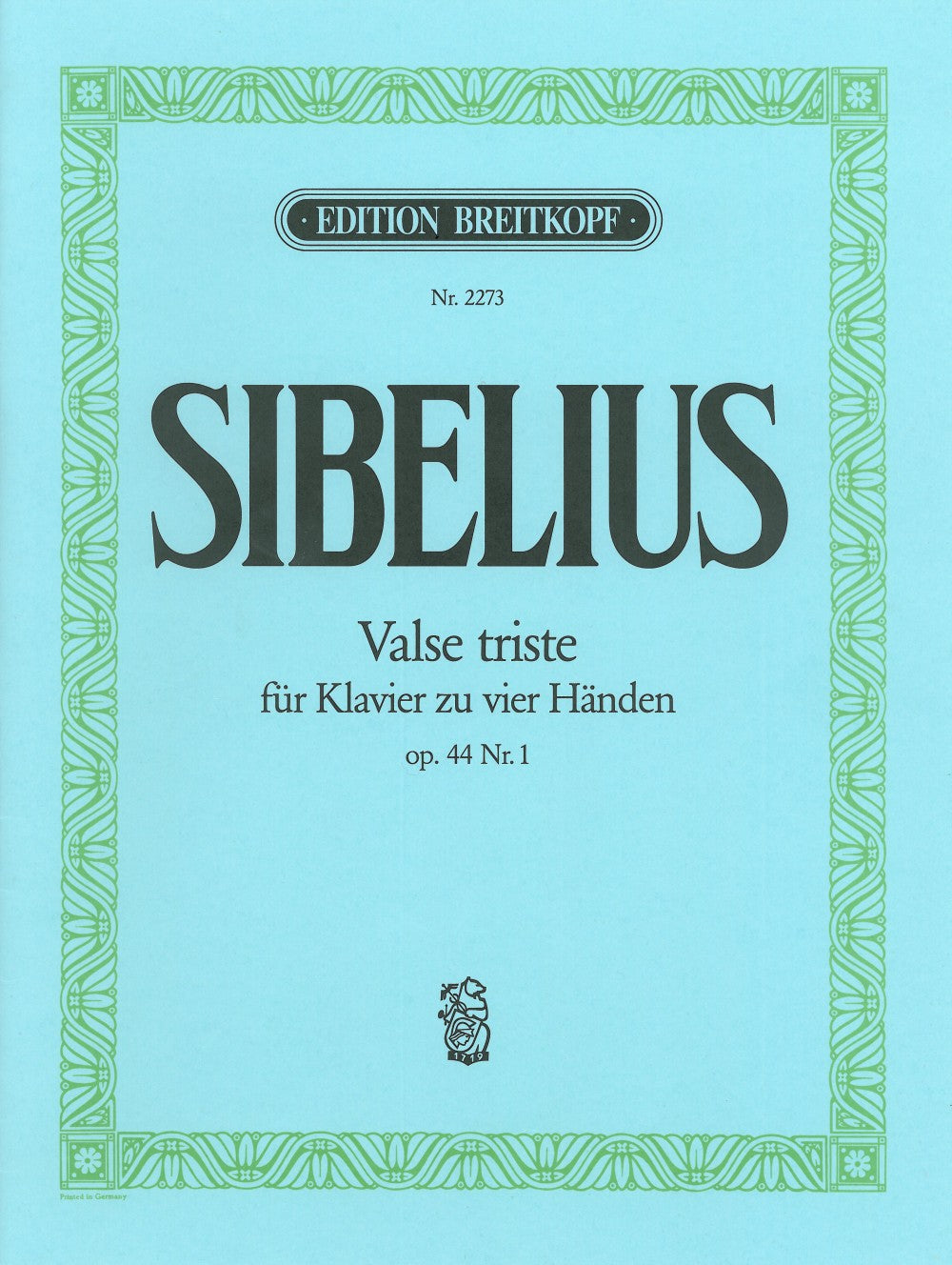 Sibelius, Valse triste from op. 44 (Breitkopf)