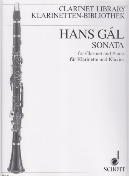 Gal, Sonata op. 84 (Cl,Pf) (Schott)