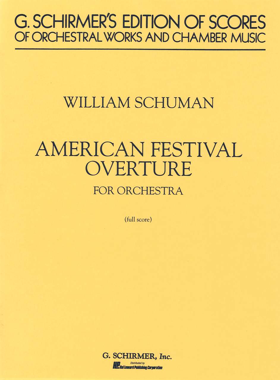 Schuman,W., American Festival Overture (G.Schirmer)