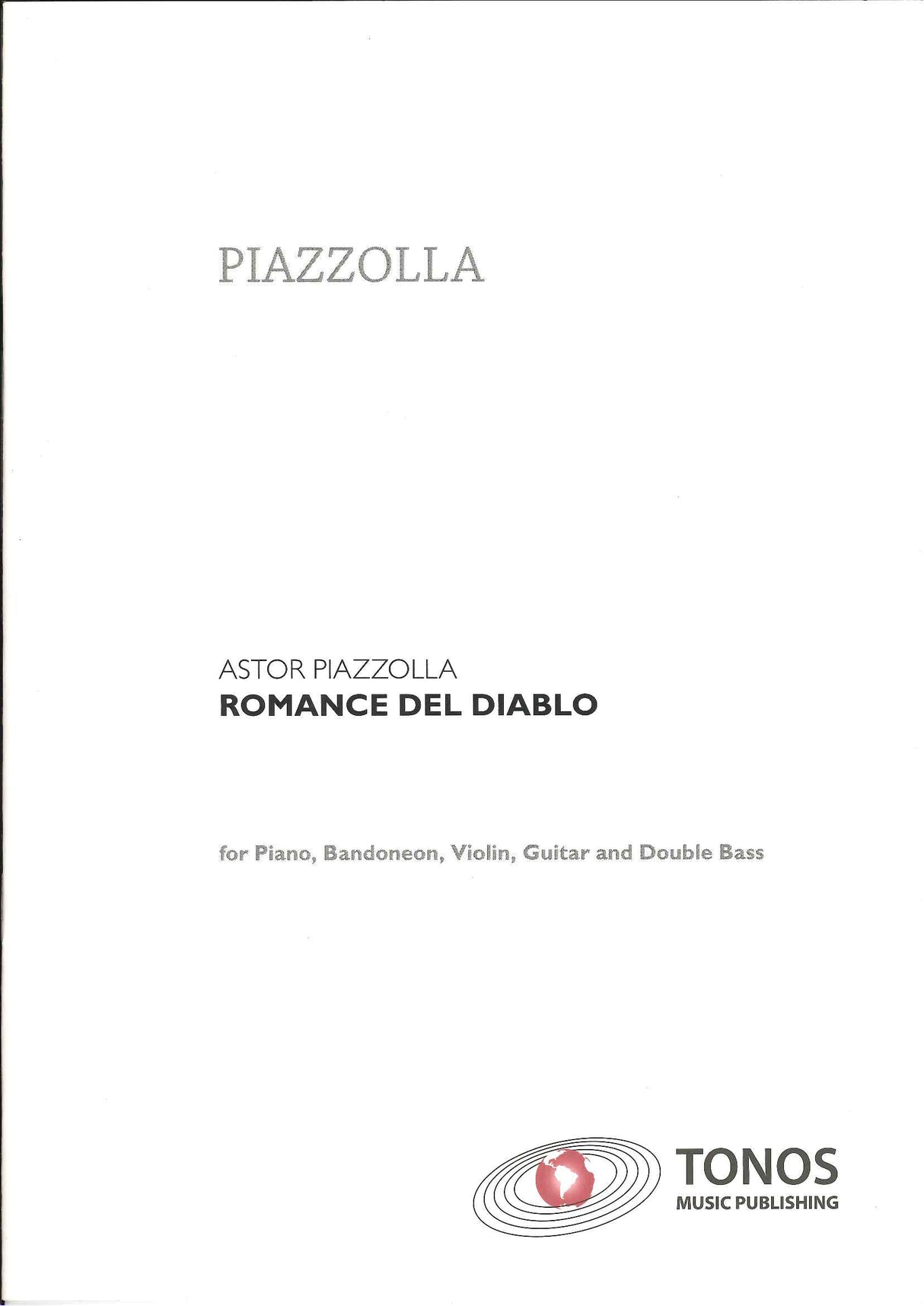 Piazzolla, Romance del diablo (Score) (Tonos)