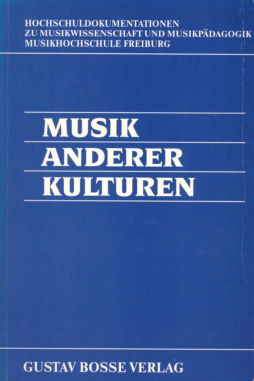 Gruhn, Musik anderer Kulturen (Bosse)