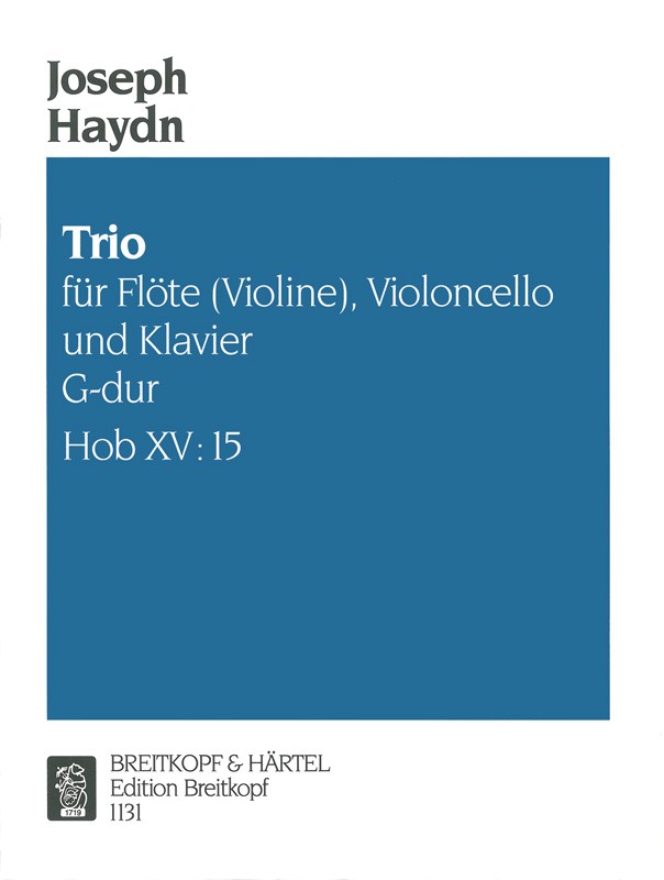Haydn, Trio Hob. 15/15 in G (Fl,Vc,Pf) (Breitkopf)