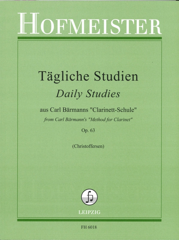 Baermann, Tageliche Studien aus op. 63 (Hofmeister)