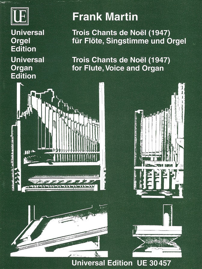 Martin, 3 Chants de Noel (Fl,Vo,Org) (Universal)