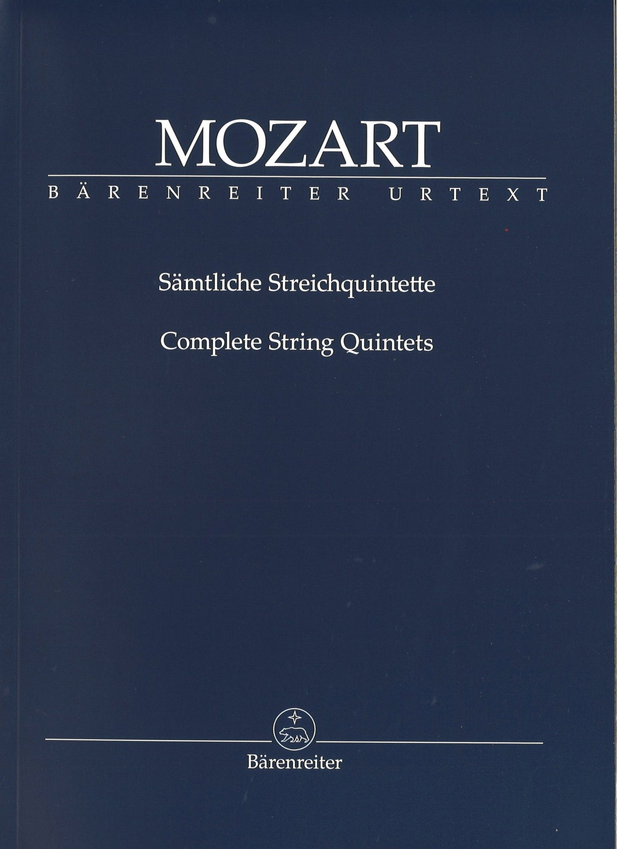 Mozart, String Quintets, Complete (Barenreiter)