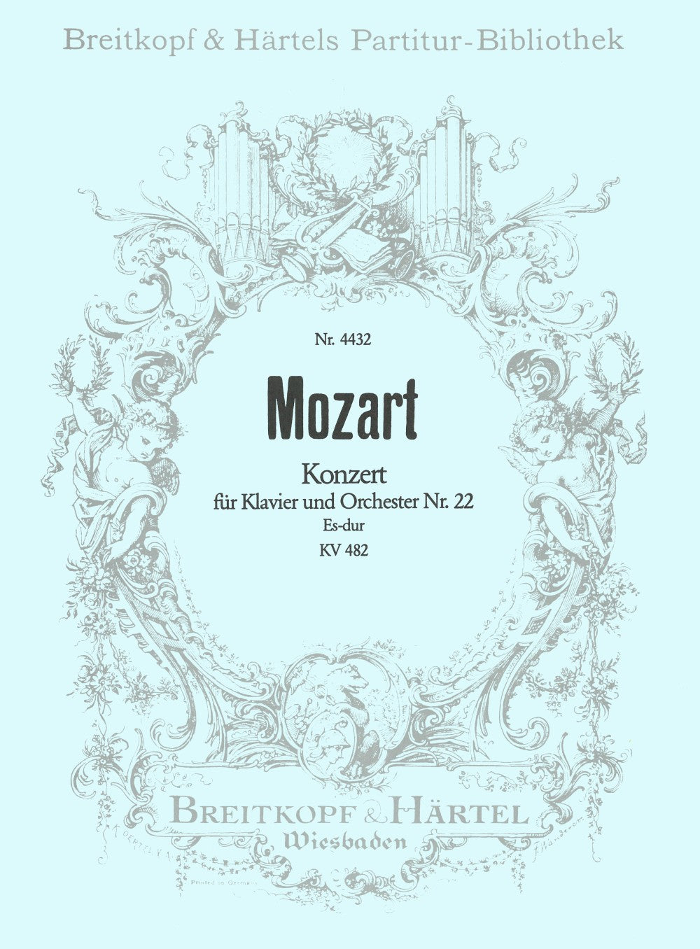 Mozart, Concerto KV 482 in Eb(Partitur) (Breitkopf)