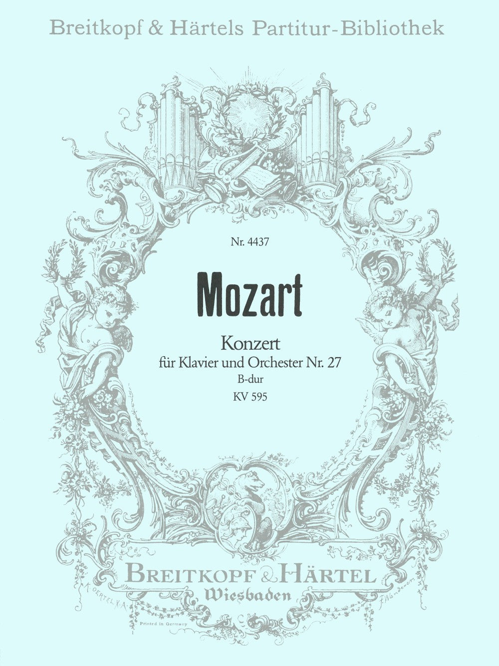 Mozart, Concerto KV 595 in Bb (No. 27) (Breitkopf)