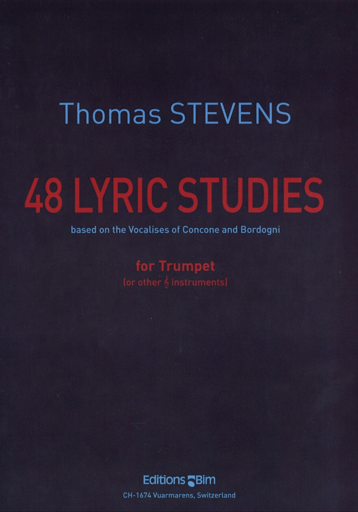 Stevens, 48 Lyric Studies (Bim)