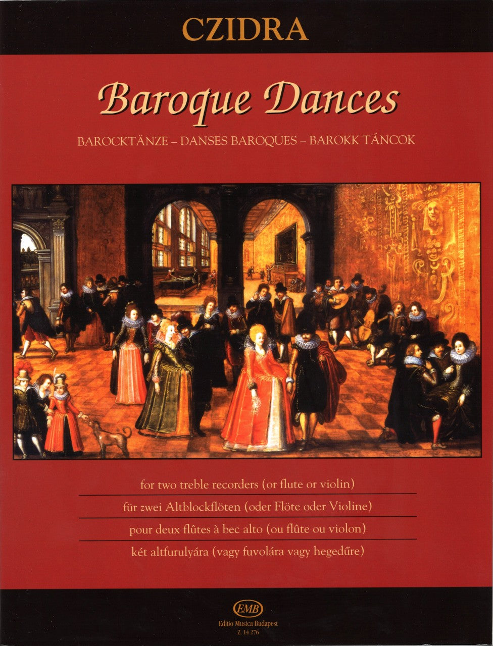 Baroque Dances (2Alt.Rec) (Editio Musica Budapest)