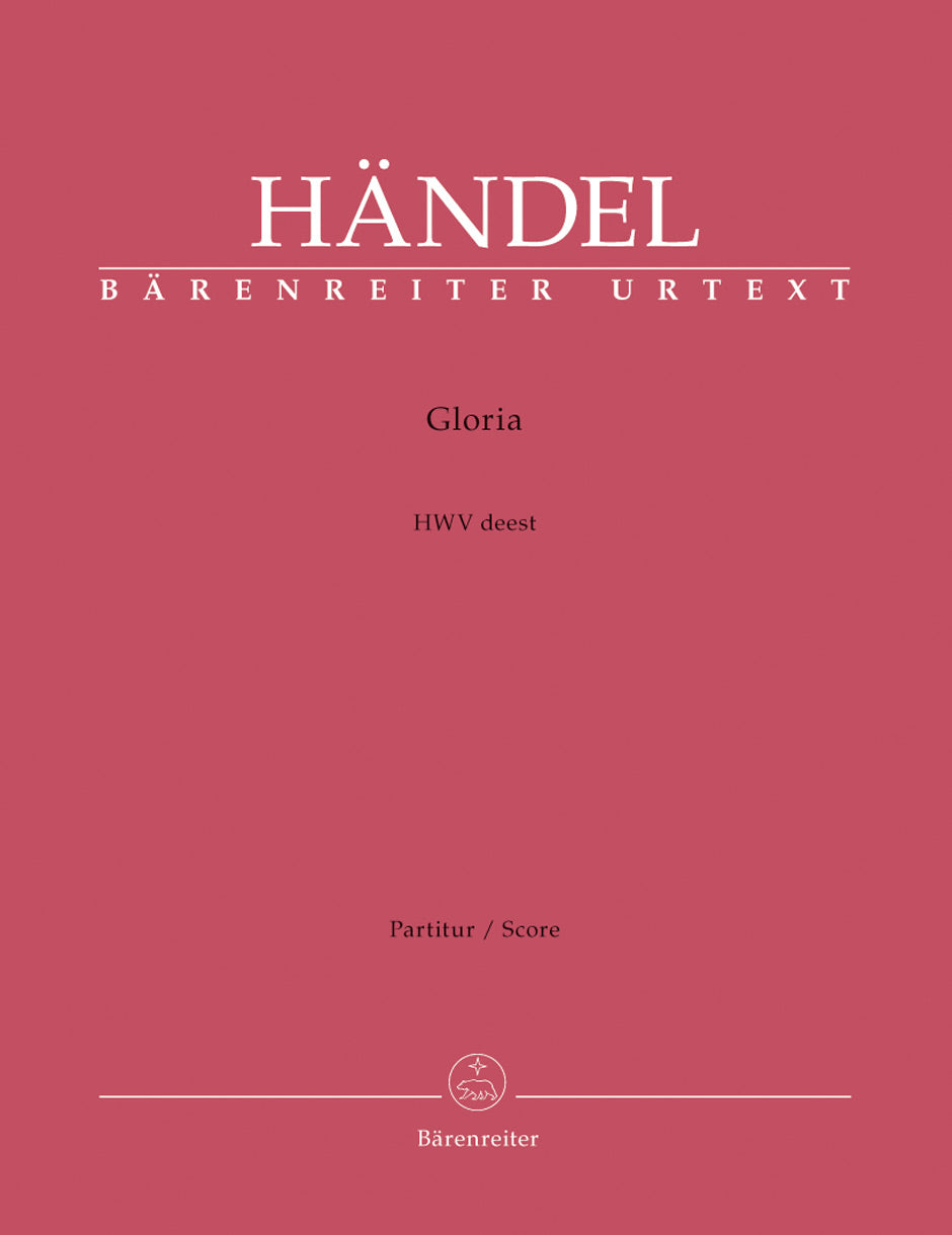 Handel, Gloria (Partitur) (Barenreiter)