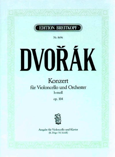 Dvorak, Concerto in b min. (Doge/Schiff) (Breitkopf)