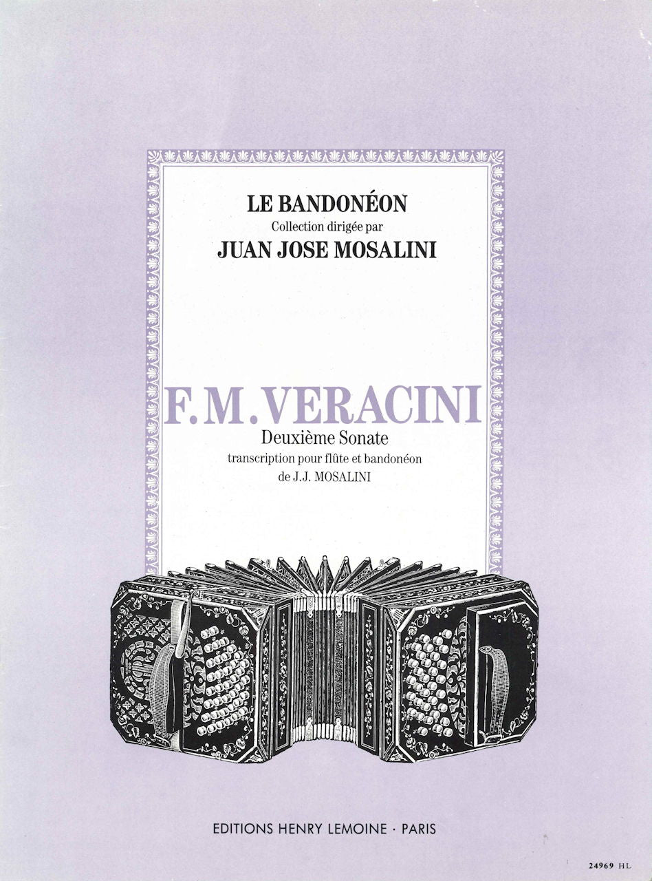 Veracini, Sonate No. 2 (Bandoneon) (Lemoine)