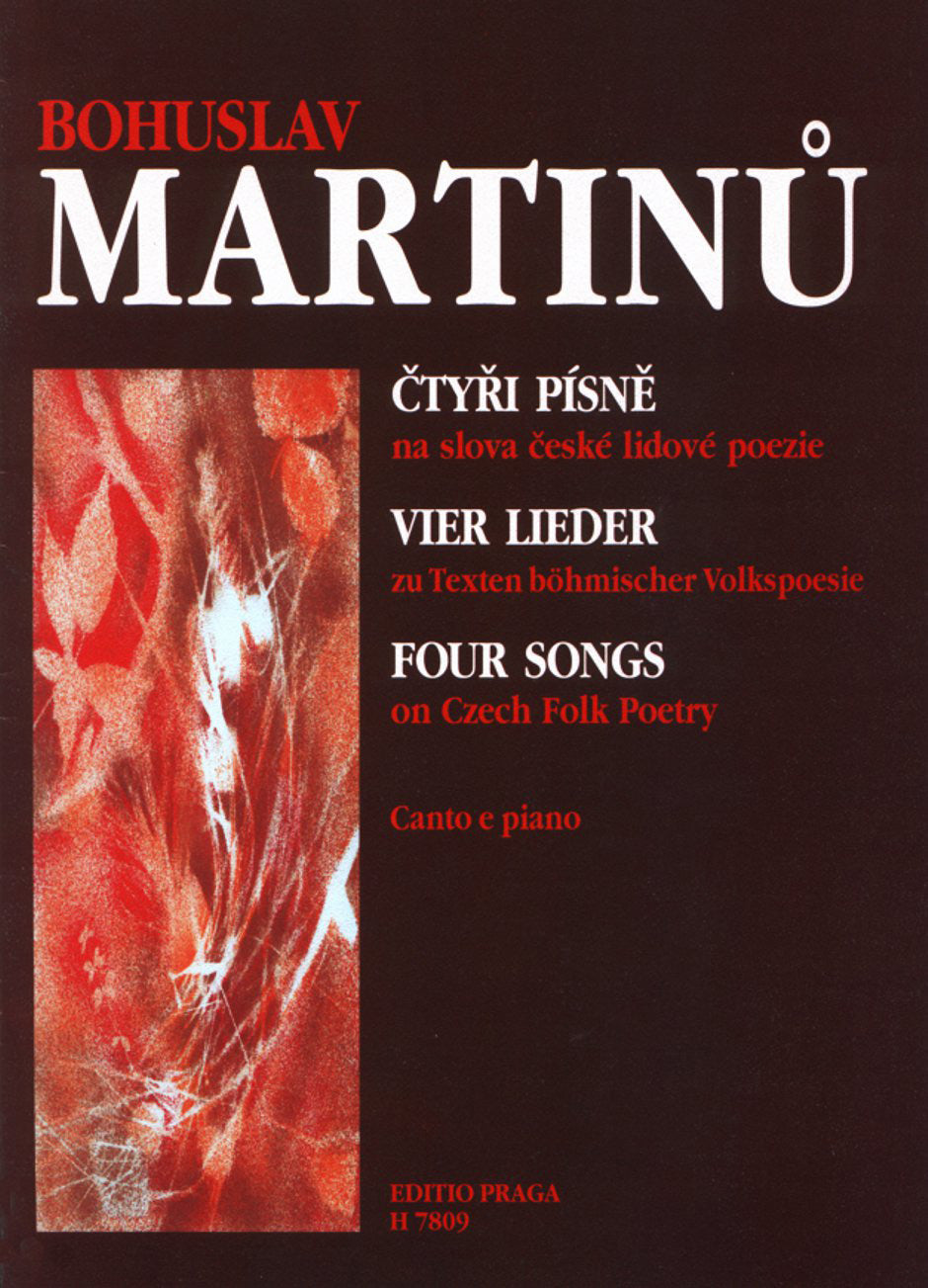 Martinu, 4 Songs on Czech Folk Poetry (Supraphon)