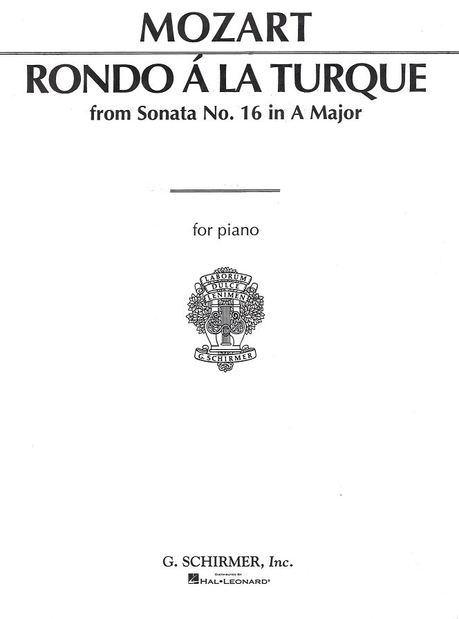 Mozart, Rondo a la Turque (w.opt.Perc) (Boston Music)