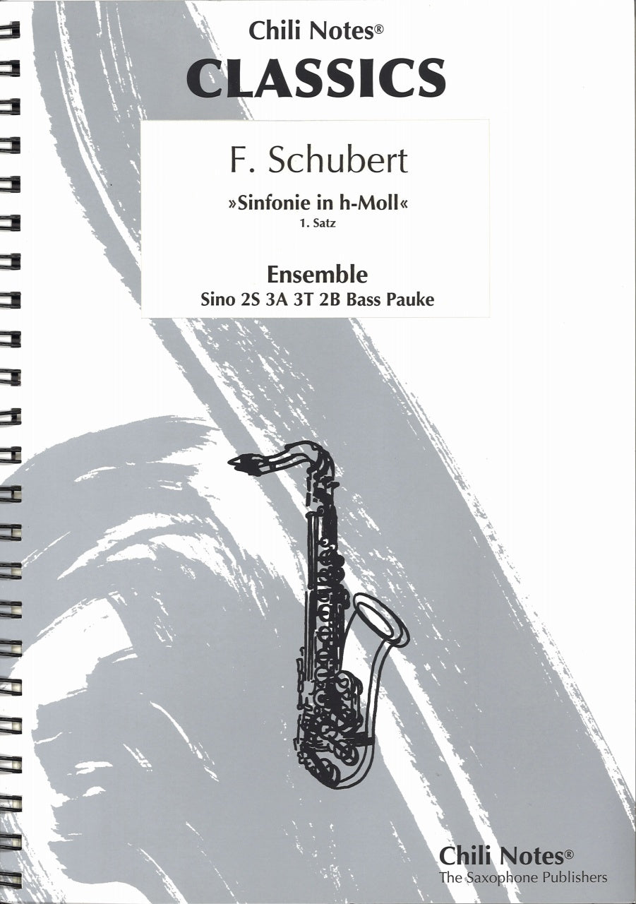Schubert, Symphonie 'Unvollendete'(12Sax (Chili Notes)