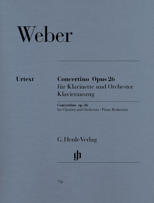Weber, Concertino op. 26 in Eb (Henle)