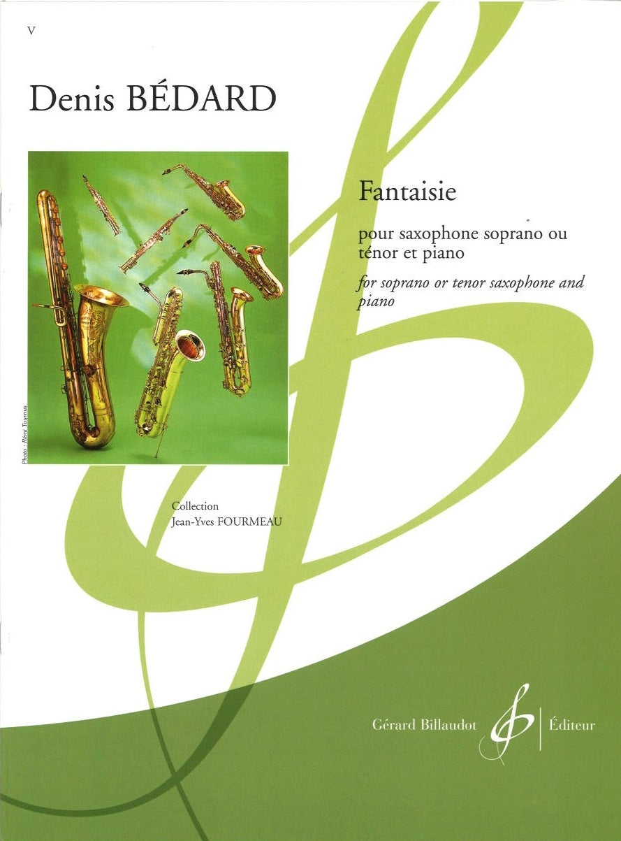 Bedard, Fantaisie (S/T Sax,Pf) (Billaudot)