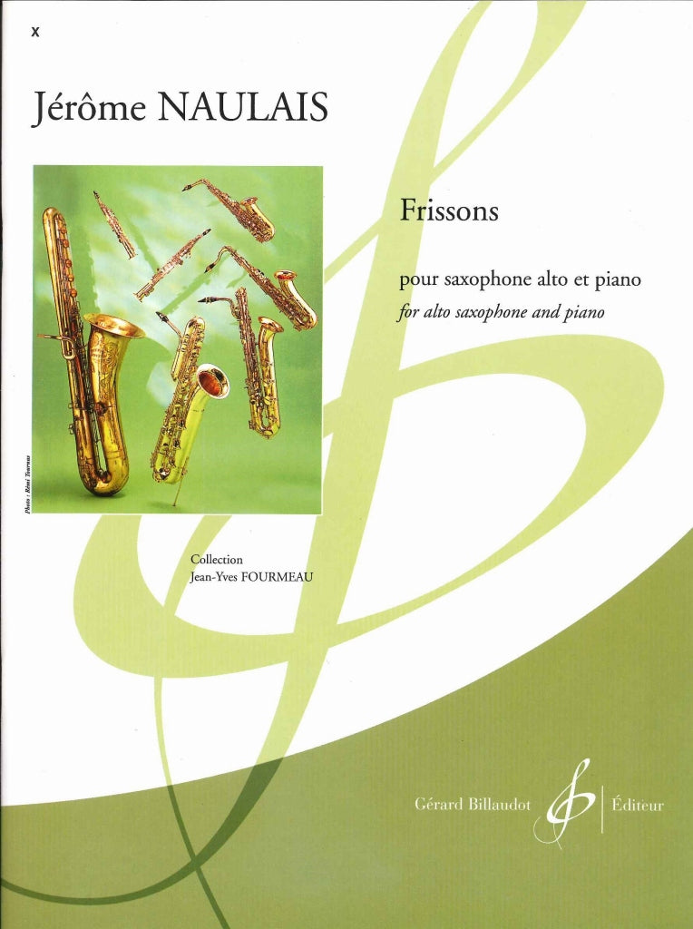 Naulais, Frissons (ASax,Pf) (Billaudot)