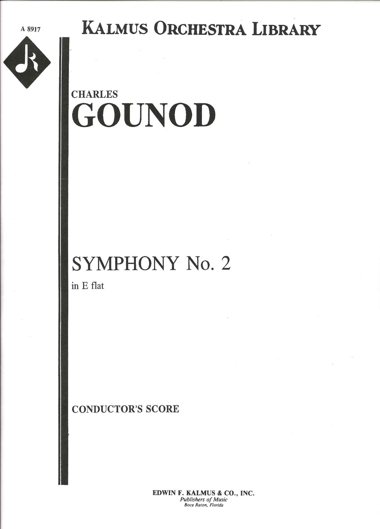 Gounod, Symphony No. 2 Full Score (E.F.Kalmus)