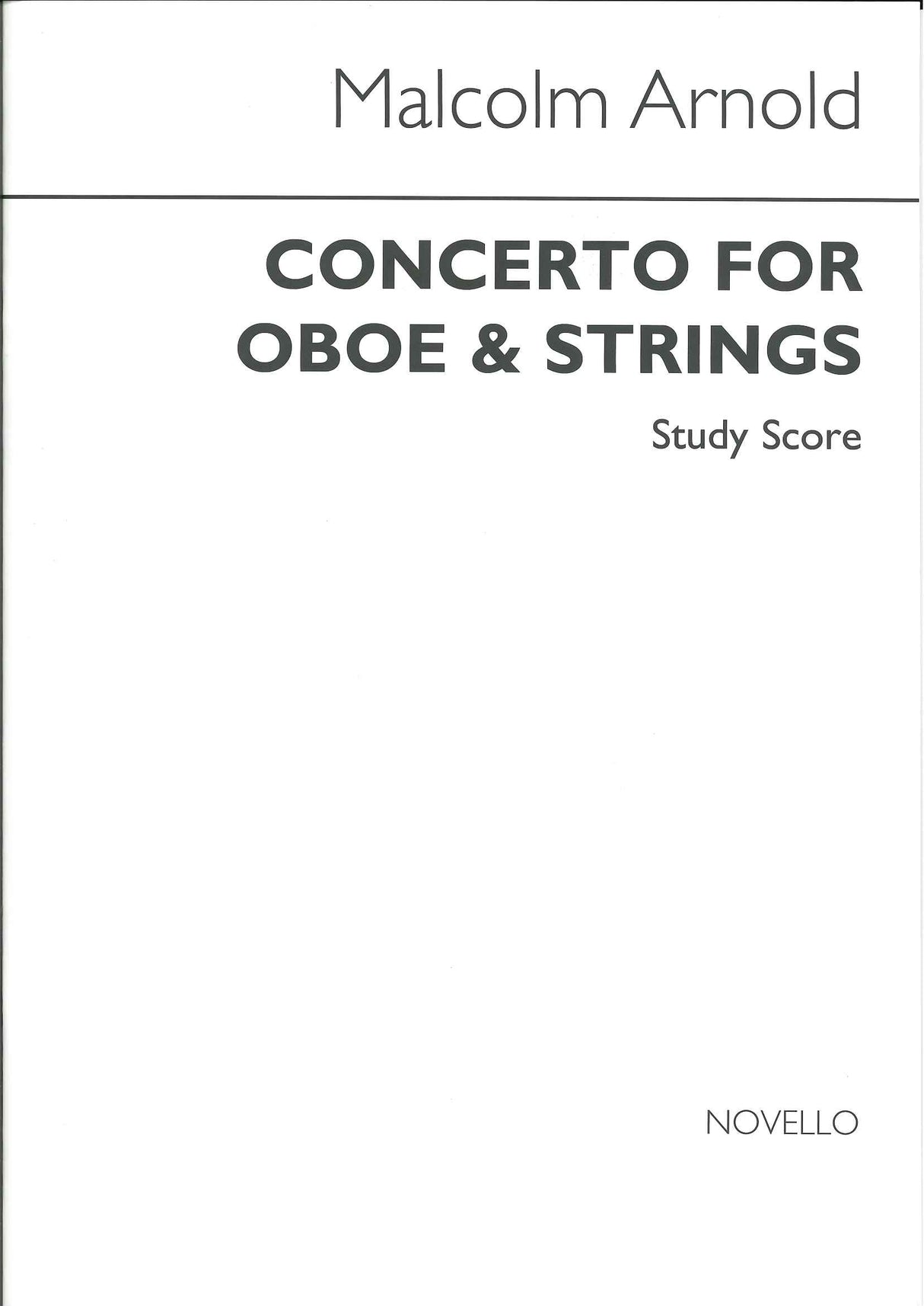 Arnold, Concerto for Oboe op. 39 (Paterson's/Novello)