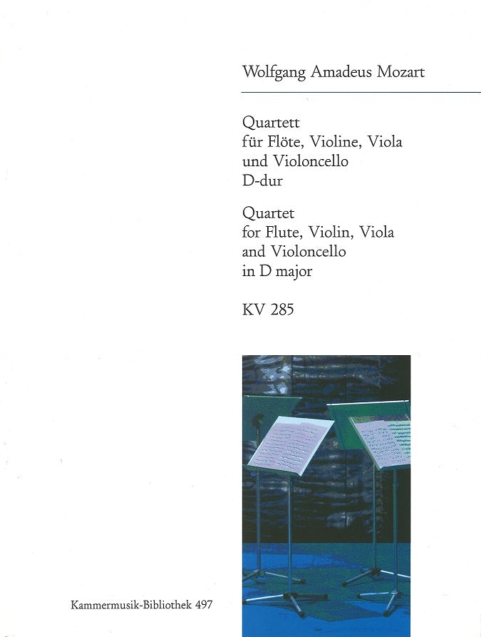 Mozart, Quartet KV 285 in D(Fl,Vn,Va,Vc) (Breitkopf)