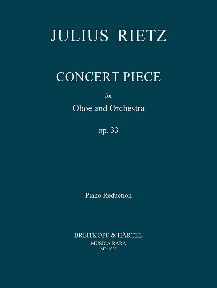 Rietz, Concert Piece op.33 (Ob,Pf) (Musica Rara)