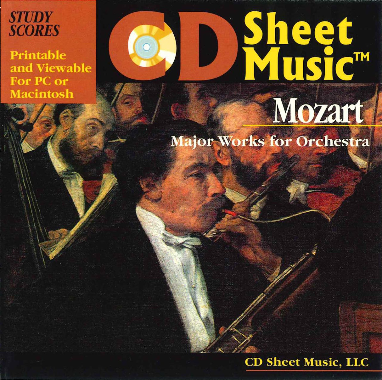 Mozart, Major Works for Orchestra(CD-ROM (CD Sheet Music)