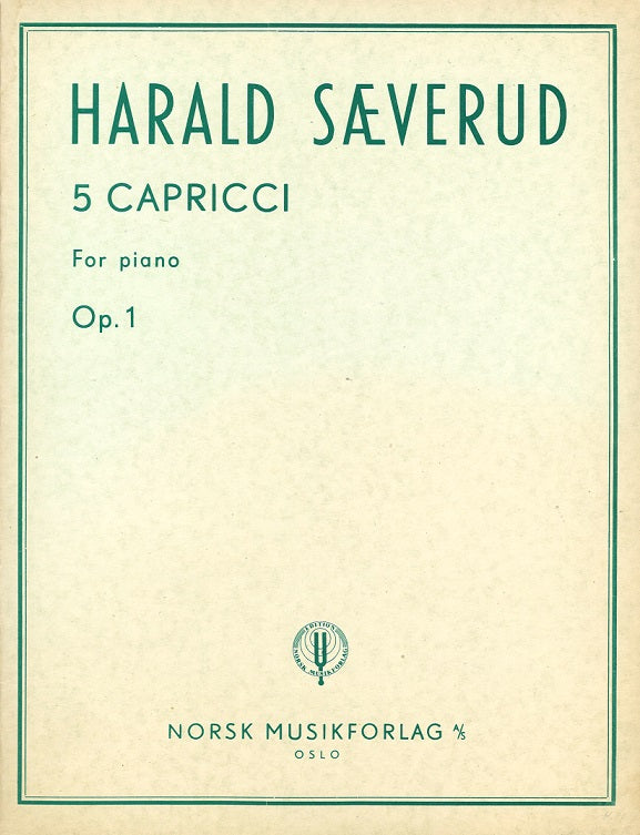 Saeverud, op. 1: 5 Capricci (Norsk)