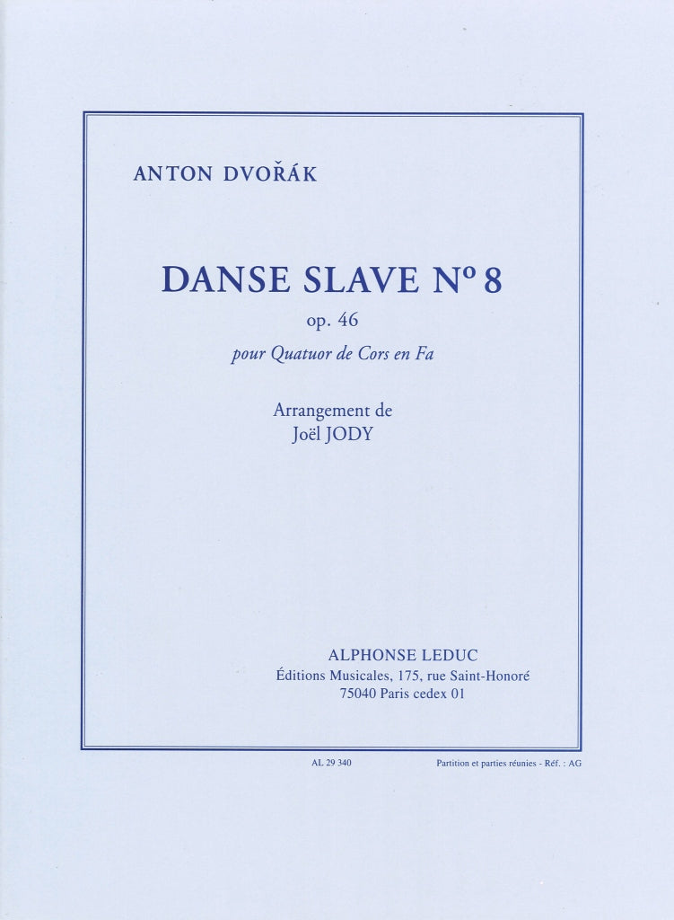 Dvorak, Danse slave No.8 op.46/8 (4Hn) (Leduc)