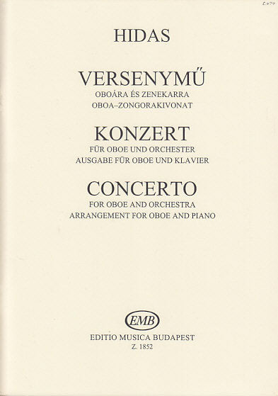 Hidas, Concerto (Ob,Pf) (Editio Musica Budapest)