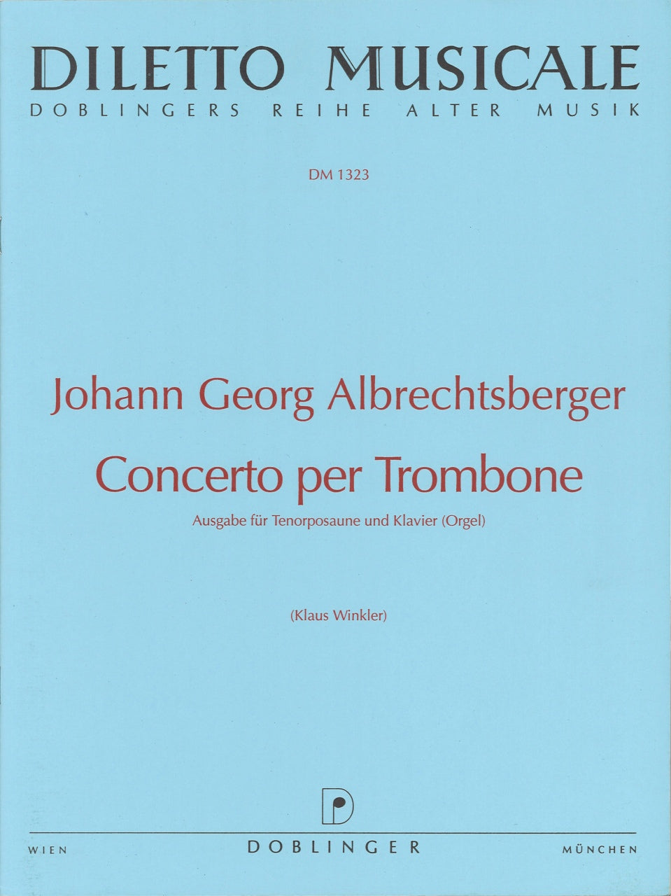 Albrechtsberger, Concerto in F (Tbn,Kbd) (Doblinger)