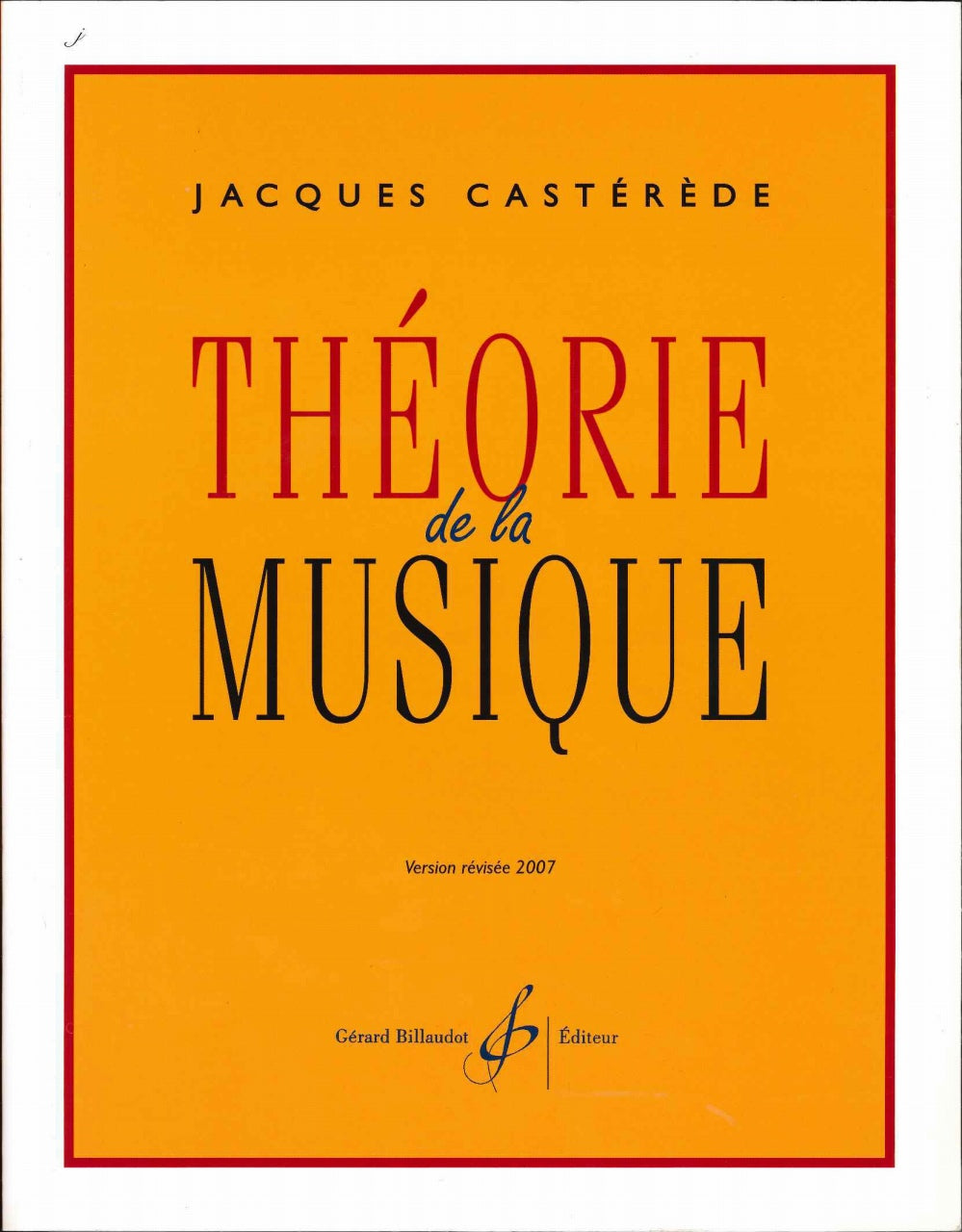 Casterede, Theorie de la musique (Billaudot)