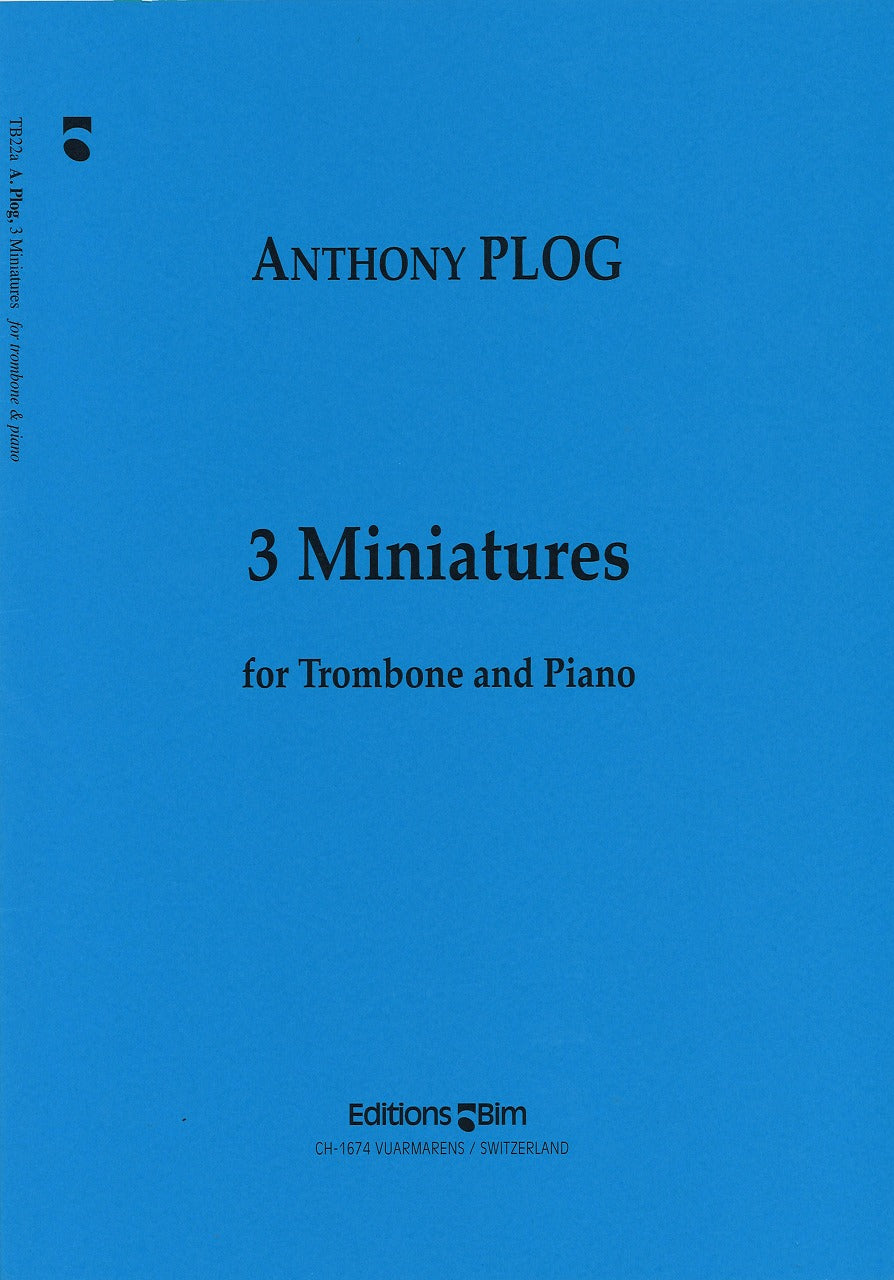 Plog, Three Miniatures (Tbn,Pf) (Bim)