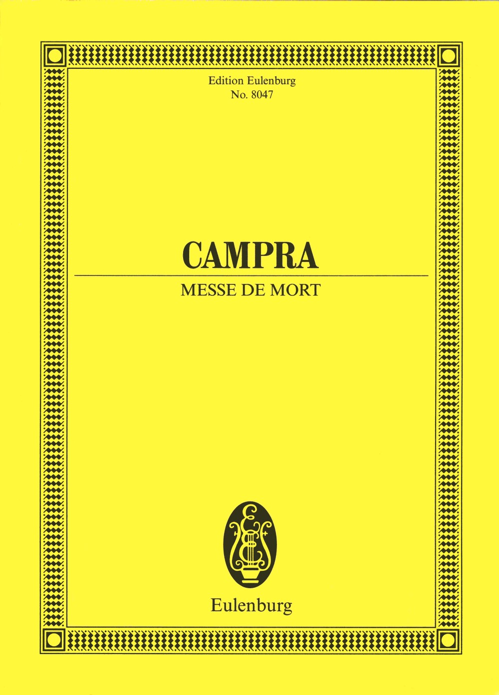 Campra, Messe de mort (Eulenburg)