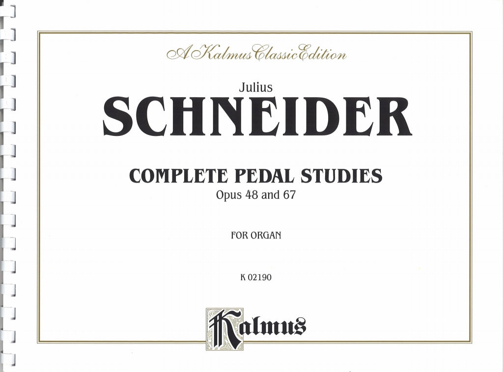 Schneider,J., Complete Pedal Studies (Kalmus/Alfred)