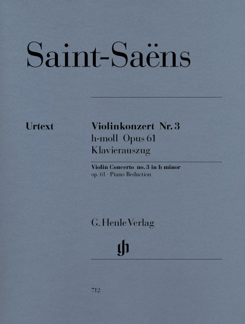 Saint-Saens, Concerto No. 3 op. 61 (Henle)