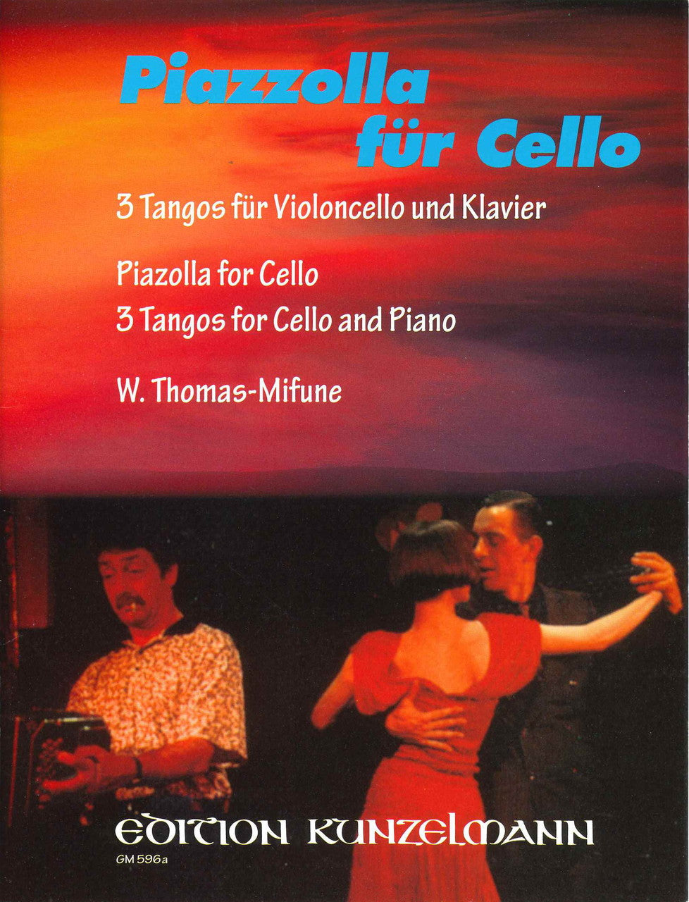 Piazzolla, 3 Tangos (Vc,Pf) (T.-Mifune) (Kunzelmann)