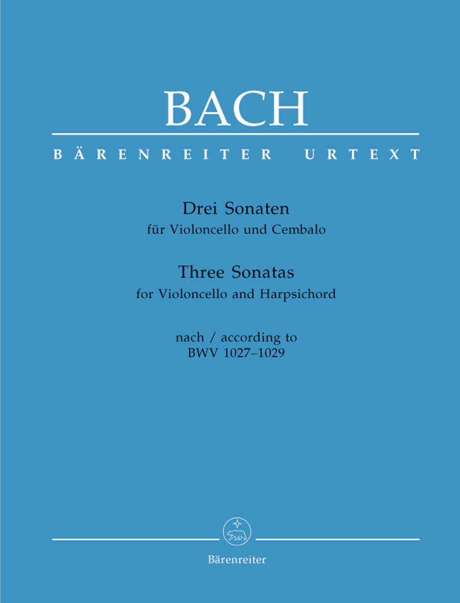 Bach, Sonaten BWV 1027-29 (Eppstein) (Barenreiter)