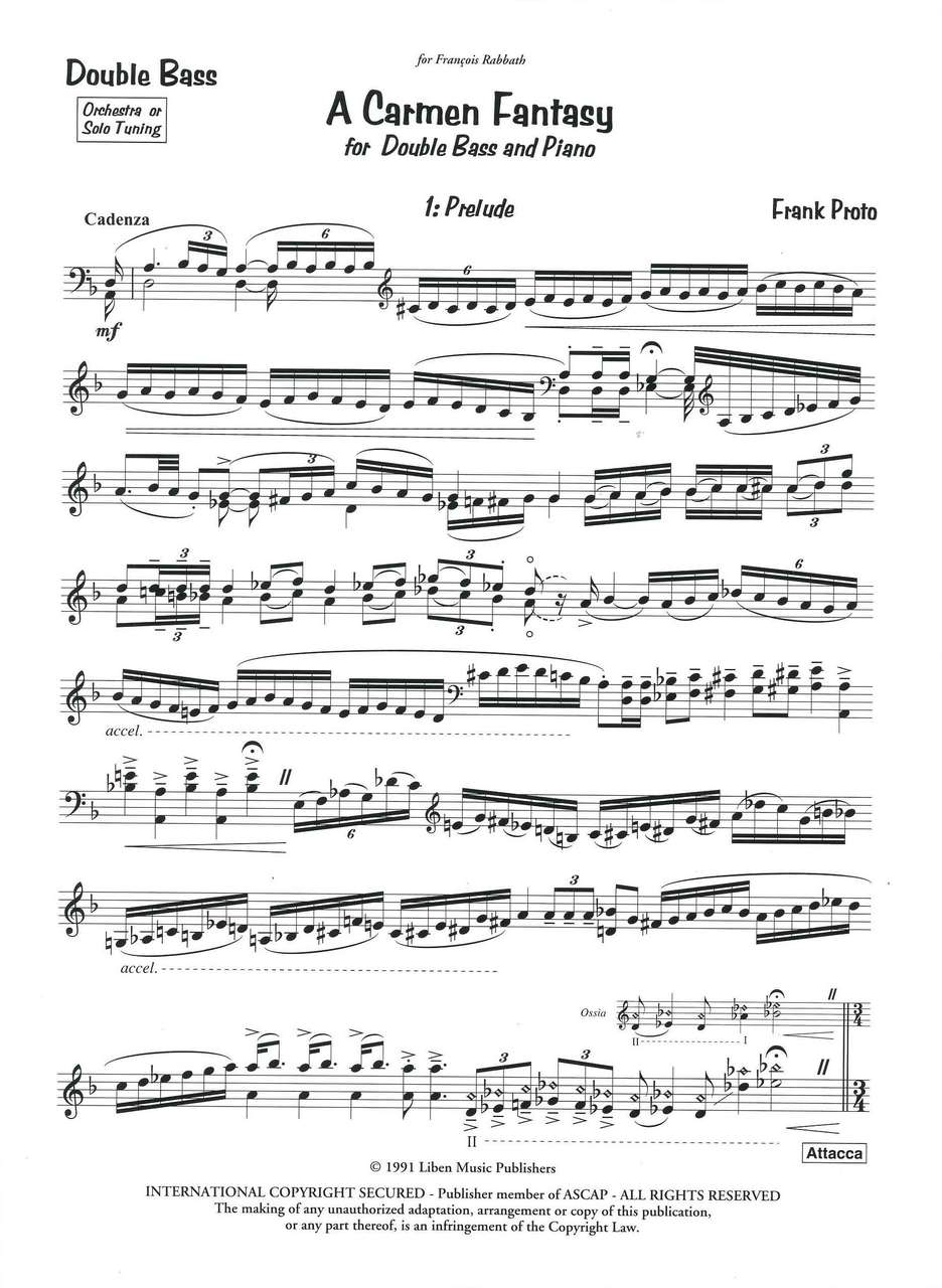 Proto, Carmen Fantasy (Liben Music)