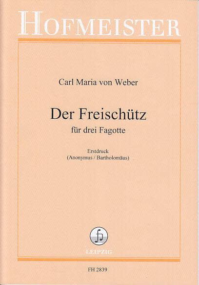Weber, Freischutz (3Bn) (Hofmeister)
