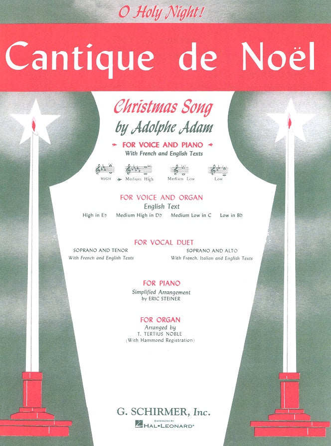 Adam, Cantique de Noel (Med.High,Pf) (G.Schirmer)