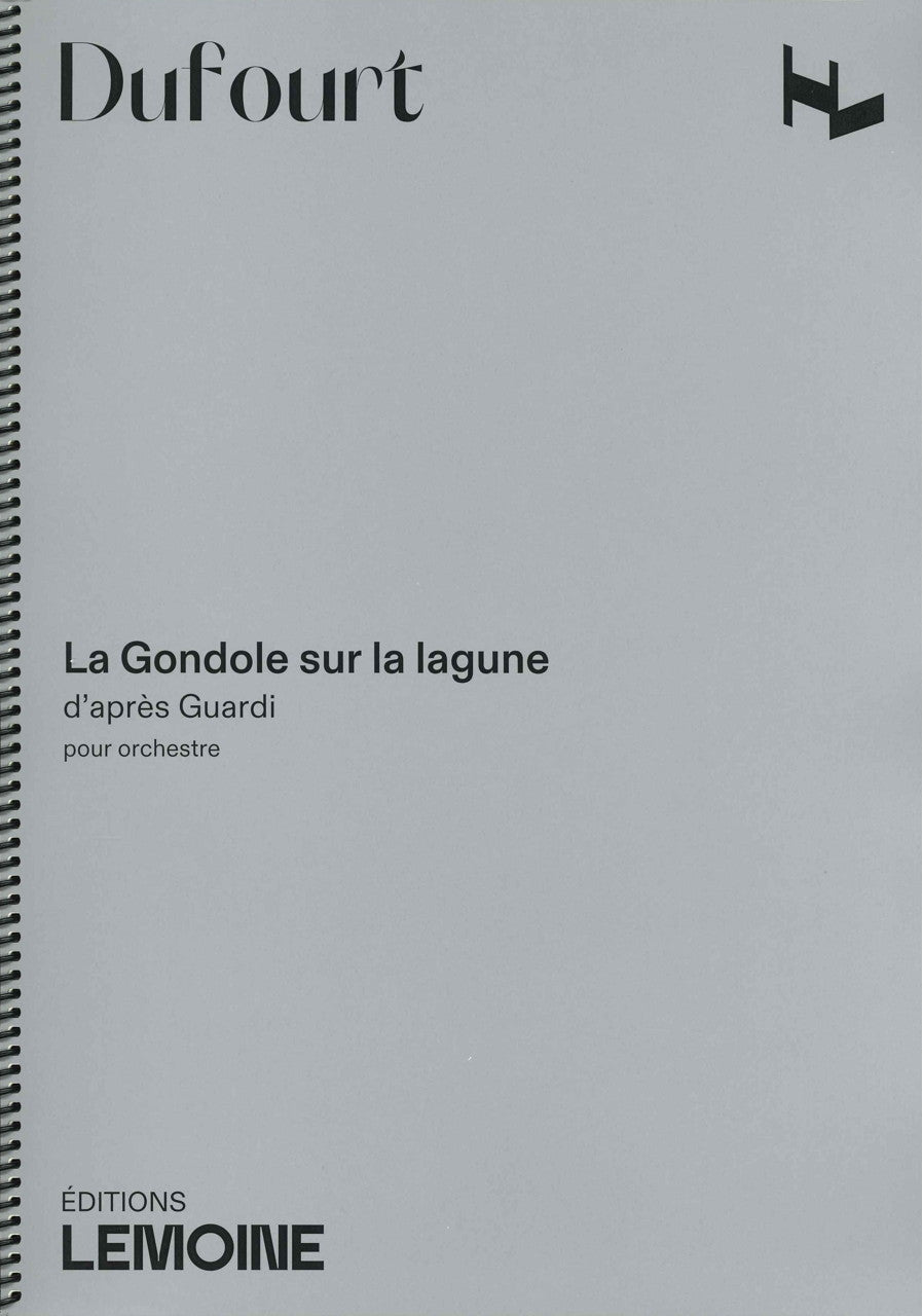 Dufourt, Gondole sur la lagune, Guardi (Lemoine)