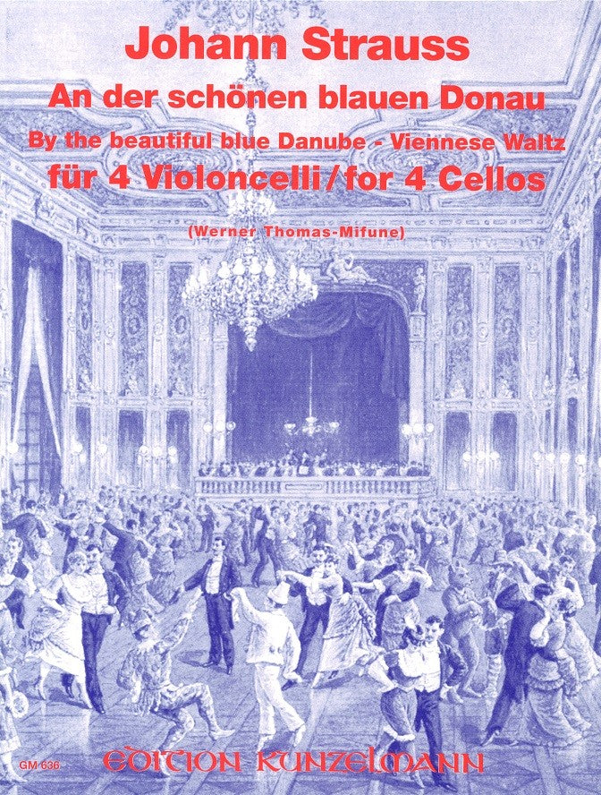 Strauss,J., An der schonen blauen (4Vc) (Kunzelmann)