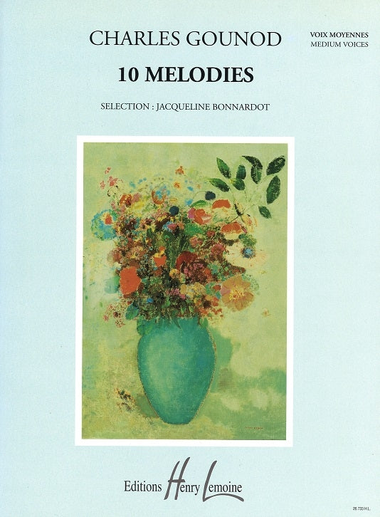 Gounod, 10 Melodies (Med) (Lemoine)